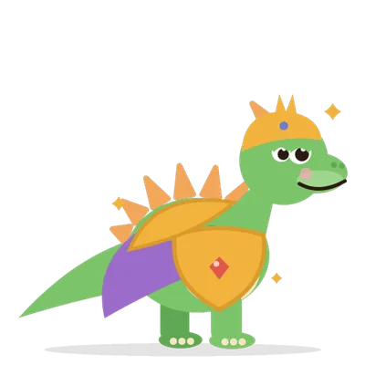 Le dinosaure adulte, en armure légendaire