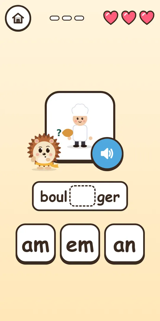 Palier 8 : boulanger, « am », « em » ou « an » ?