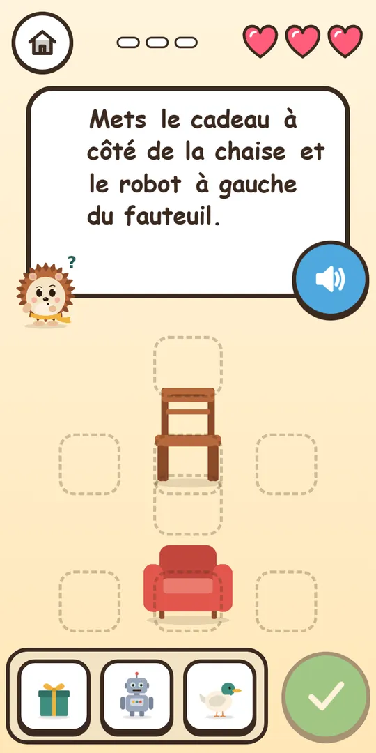 Palier 3 : deux consignes dans la même phrase