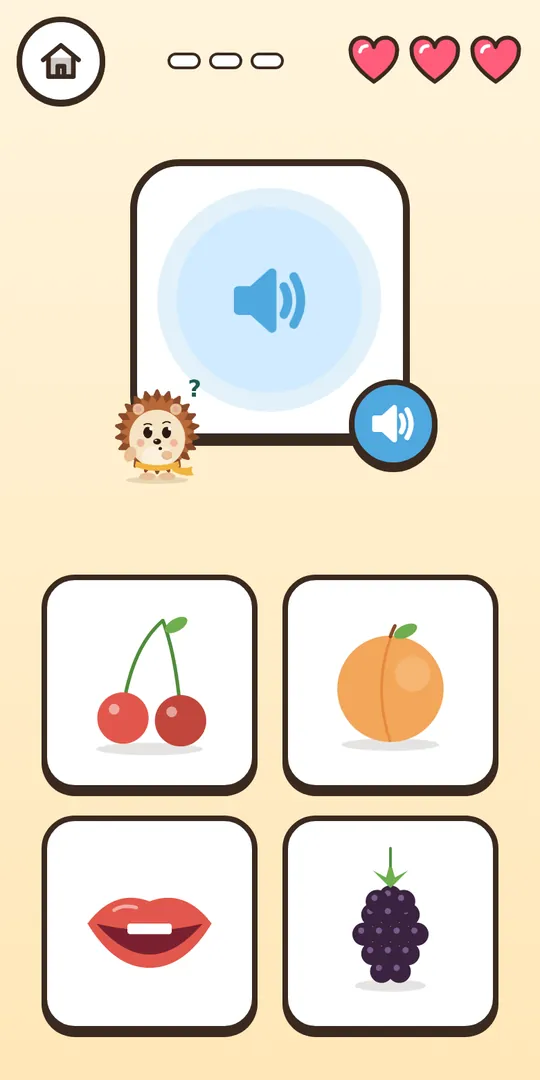 Palier 1 : l'intrus parmi les fruits