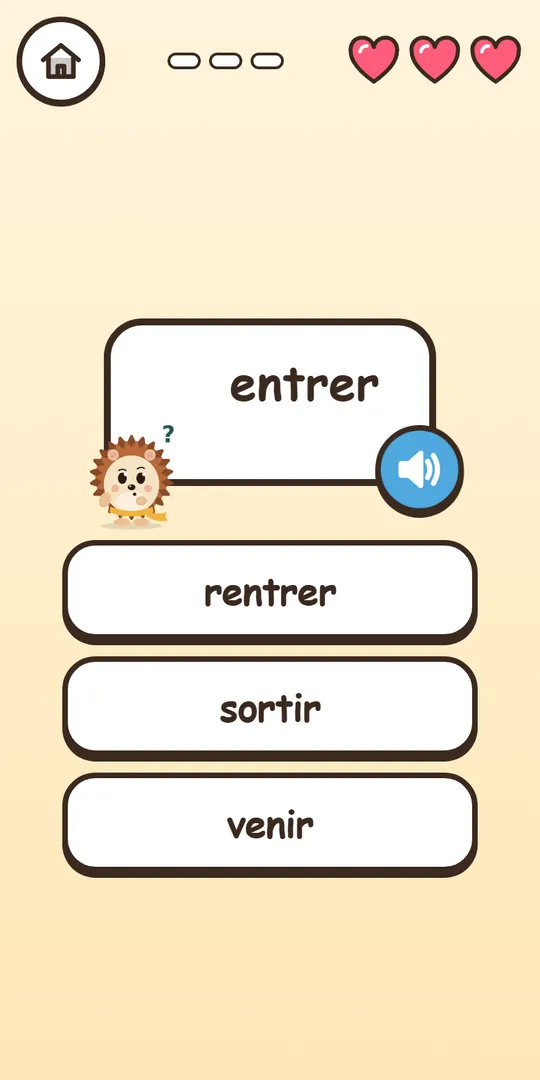 Palier 3 : le contraire de « entrer »